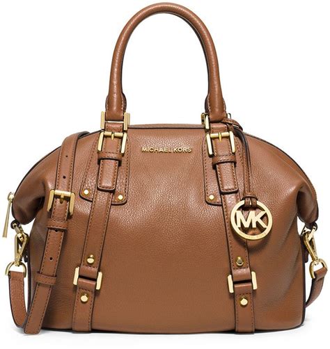 michael kors bedford medium satchel luggage|Michael Michael Kors Bedford Signature Travel Duffle Satchel.